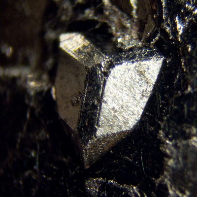 13 - Pyrite (?) - 3 x 3 mm.