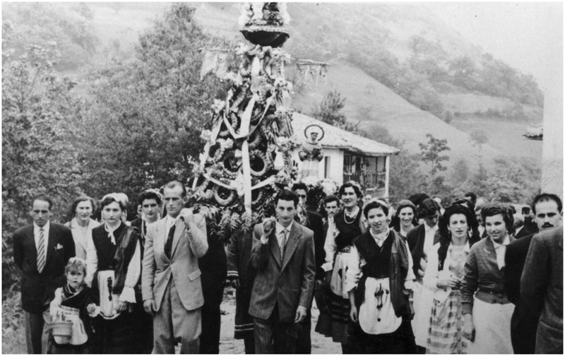 Procession in Cabrales